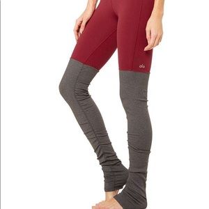 Alo Yoga ruched goddess leggings